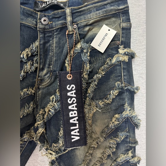 Valabasas “Grit”Stacked Flare Jeans - Picture 2 of 4